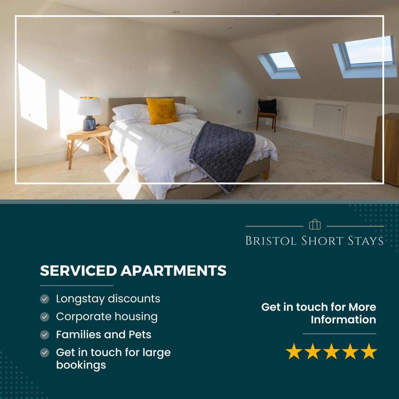 Apartamento Amazing New 3 Double Bed House In Staple Hill! Bristol Exterior foto